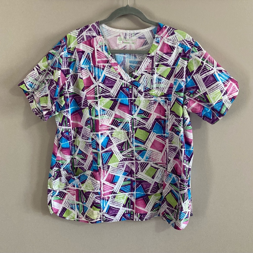 $6❤️Bundled Bring it on Scrub Shirt